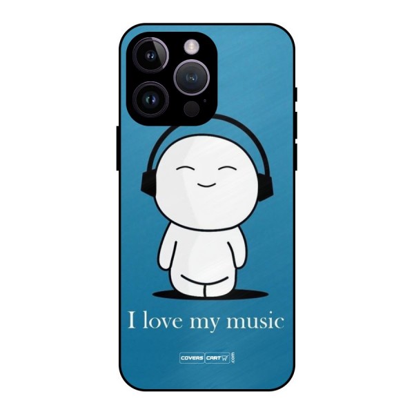 Love for Music Metal Back Case for iPhone 14 Pro Max