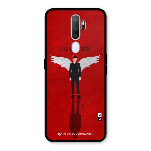 Lucifer Archangel Shadow Metal Back Case for Oppo A9 (2020)