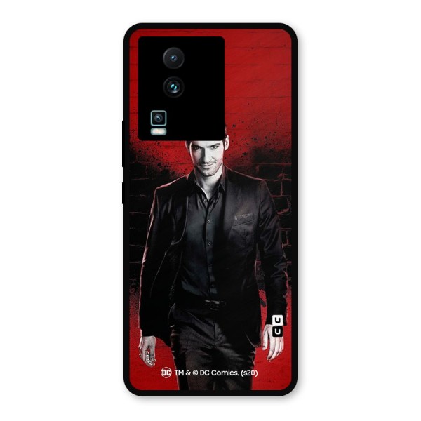 Lucifer Morningstar Wings Shadow Metal Back Case for iQOO Neo 7
