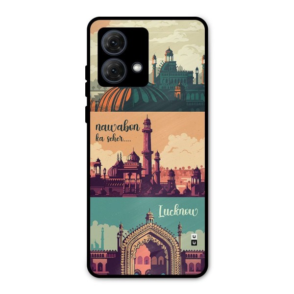 Lucknow City Metal Back Case for Moto G84