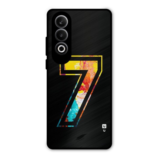 Lucky Number Metal Back Case for OnePlus Nord CE4