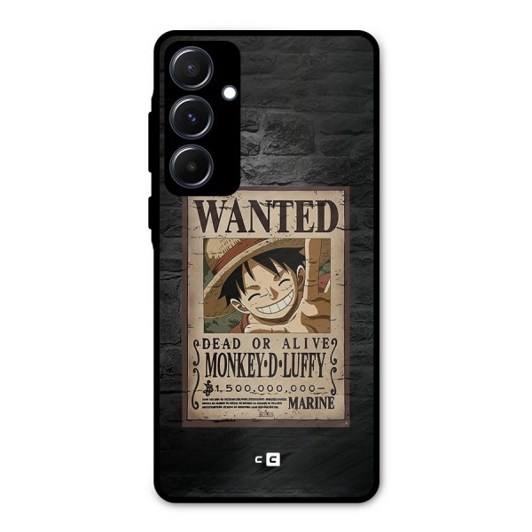 Luffy Wanted Metal Back Case for Galaxy A55