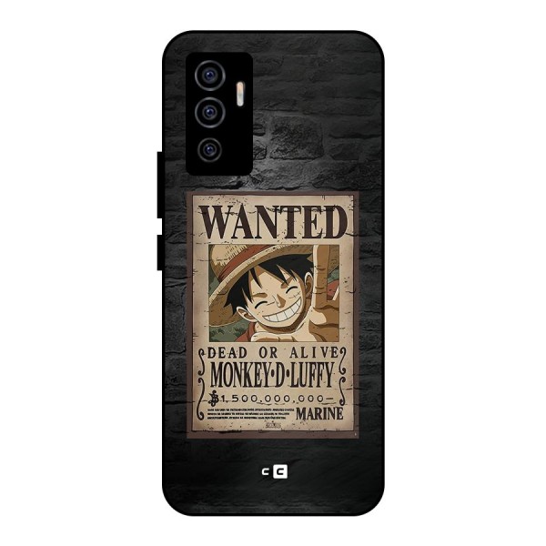 Luffy Wanted Metal Back Case for Vivo V23e