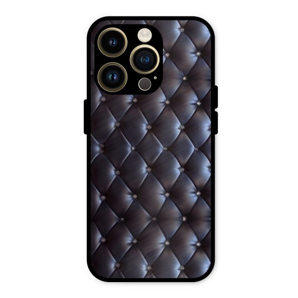 Luxury Pattern Metal Back Case for iPhone 14 Pro