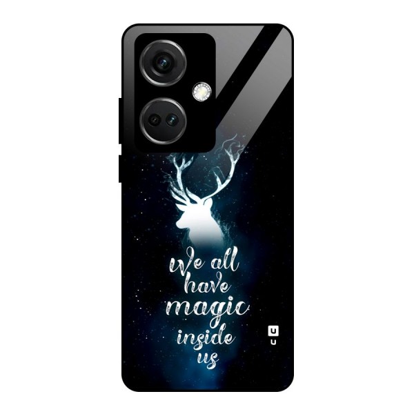Magic Inside Glass Back Case for OnePlus Nord CE 3 5G
