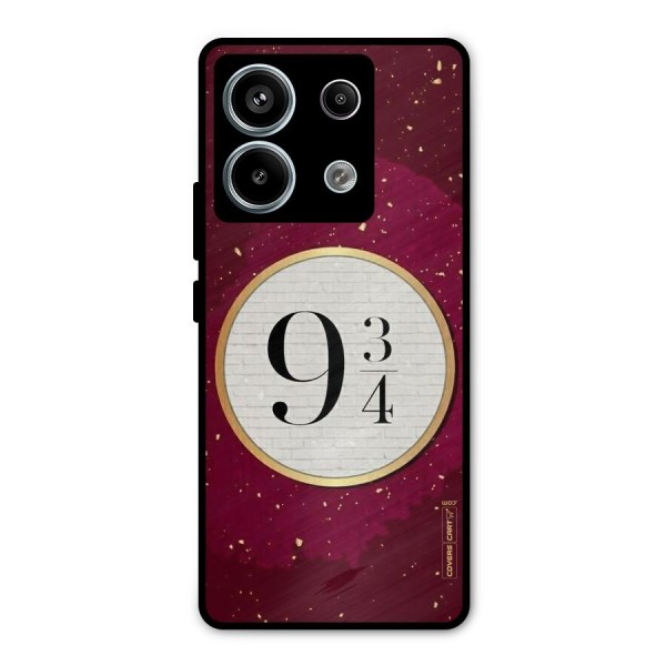 Magic Number Metal Back Case for Redmi Note 13 Pro 5G