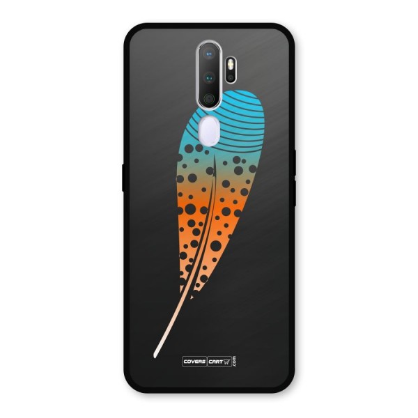 Magical Feather Metal Back Case for Oppo A9 (2020)