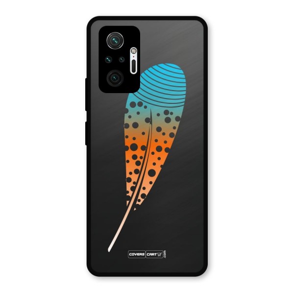 Magical Feather Metal Back Case for Redmi Note 10 Pro