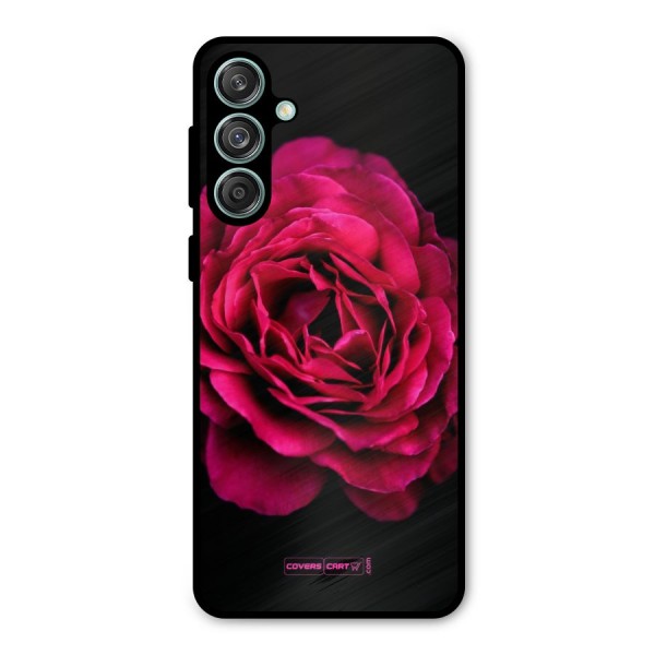 Magical Rose Metal Back Case for Galaxy M55 5G