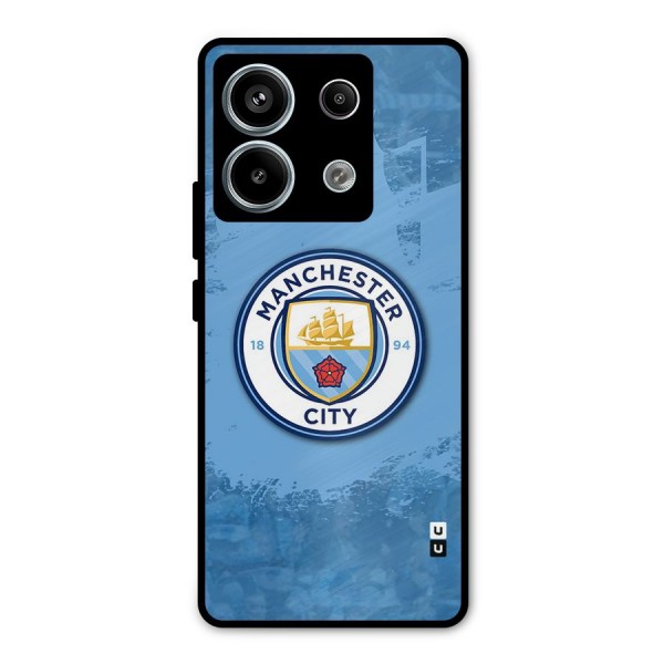 Manchester City Club Metal Back Case for Redmi Note 13 Pro 5G