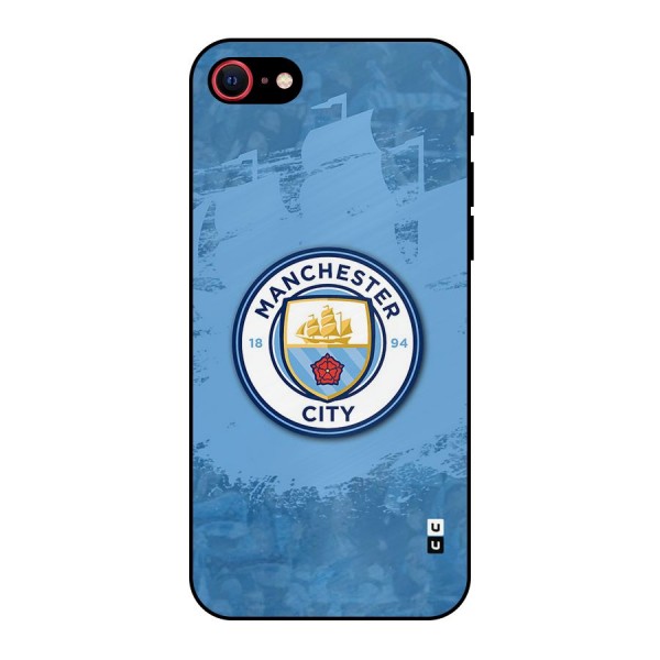Manchester City Club Metal Back Case for iPhone 8