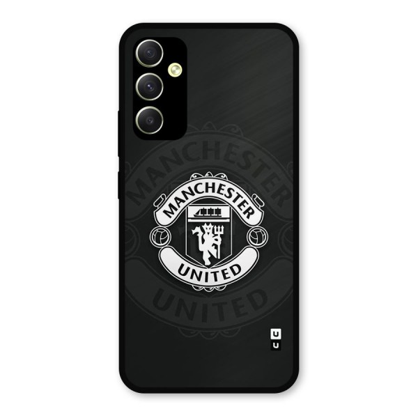 Manchester United Metal Back Case for Galaxy A34