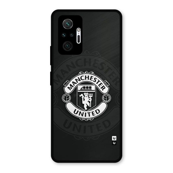Manchester United Metal Back Case for Redmi Note 10 Pro