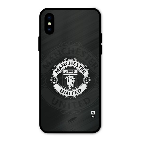 Manchester United Metal Back Case for iPhone X