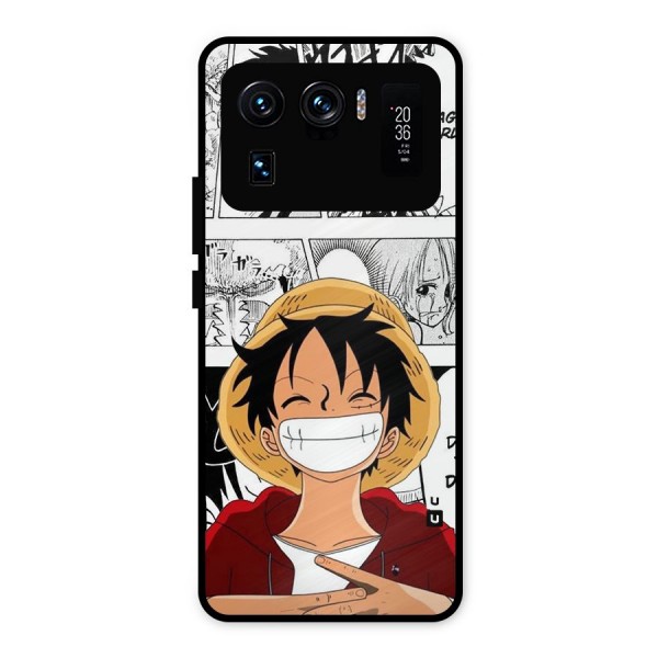 Manga Style Luffy Metal Back Case for Mi 11 Ultra