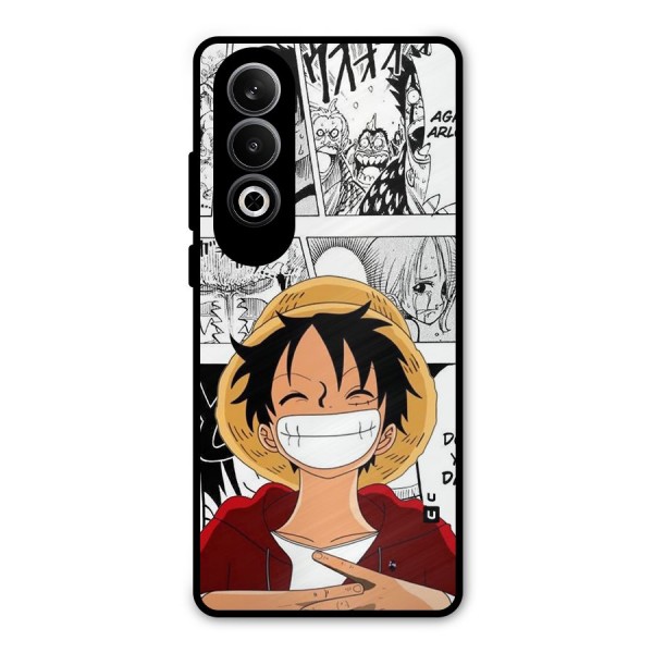 Manga Style Luffy Metal Back Case for OnePlus Nord CE4