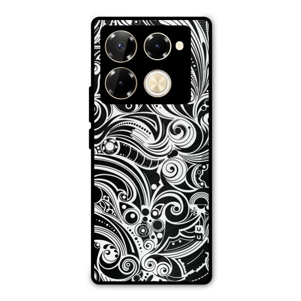 Maori Art Design Abstract Metal Back Case for Infinix Note 40 Pro