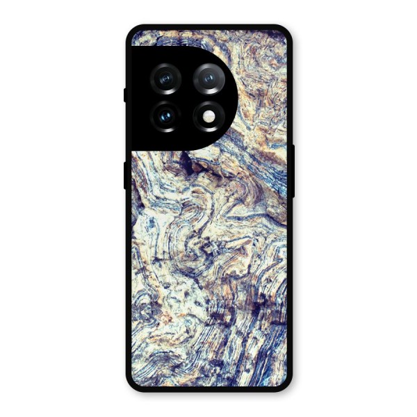 Marble Pattern Metal Back Case for OnePlus 11