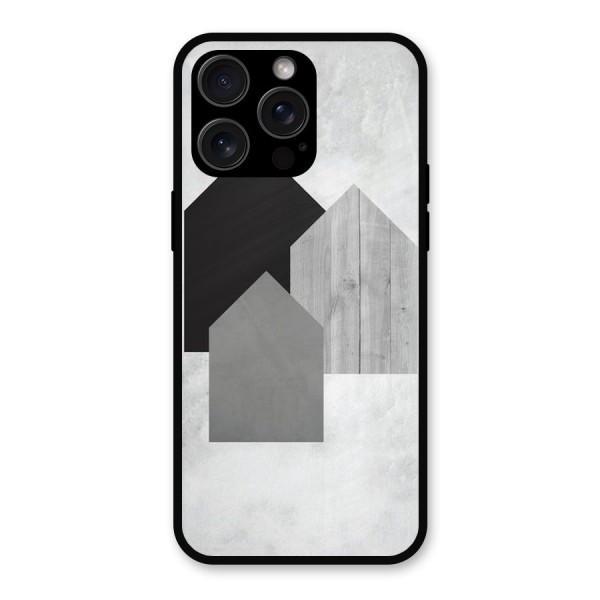 Marble Poster Metal Back Case for iPhone 15 Pro Max