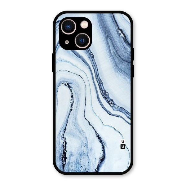 Marble Style (Printed) Metal Back Case for iPhone 13