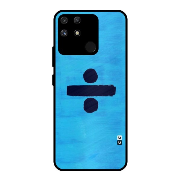 Math And Blue Metal Back Case for Realme Narzo 50A