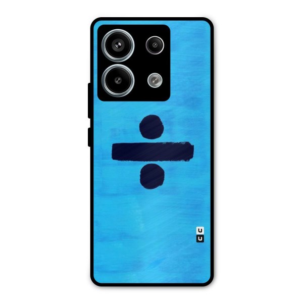 Math And Blue Metal Back Case for Redmi Note 13 Pro 5G