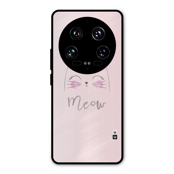 Meow Pink Metal Back Case for Xiaomi 14 Ultra