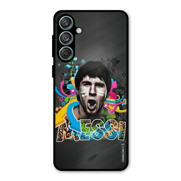 Messi For Argentina Metal Back Case for Galaxy M55 5G
