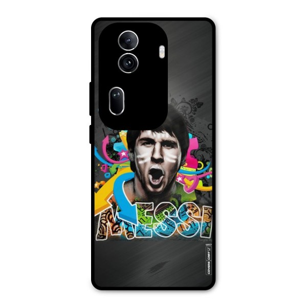Messi For Argentina Metal Back Case for Oppo Reno11 Pro 5G