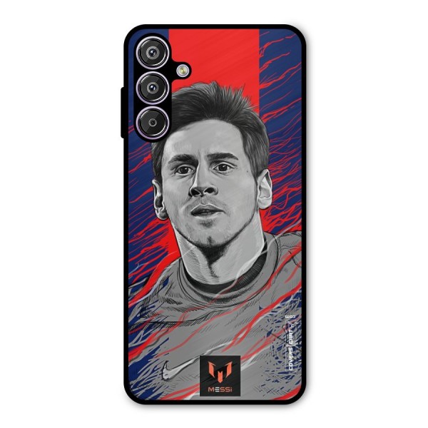 Messi For FCB Metal Back Case for Galaxy F15