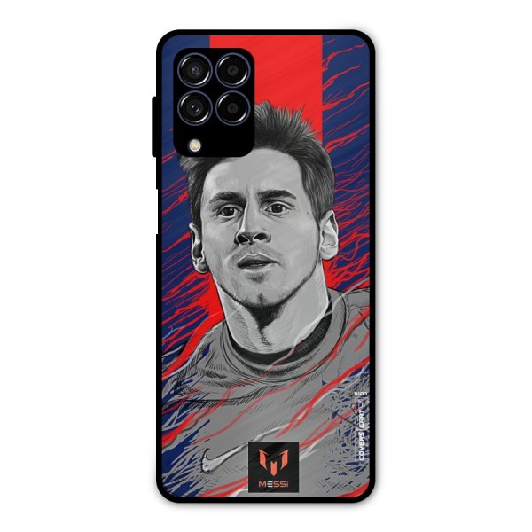 Messi For FCB Metal Back Case for Galaxy M53 5G