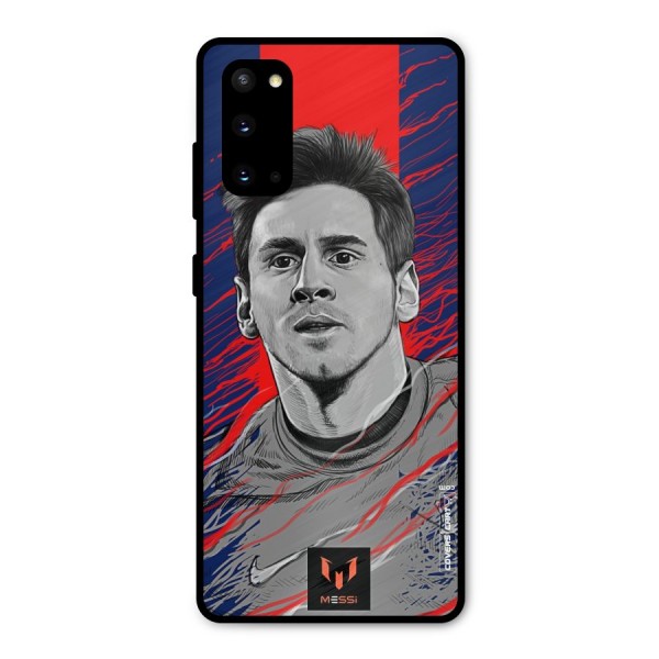 Messi For FCB Metal Back Case for Galaxy S20