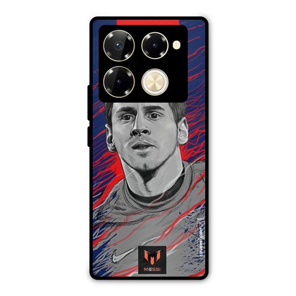 Messi For FCB Metal Back Case for Infinix Note 40 Pro