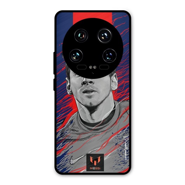 Messi For FCB Metal Back Case for Xiaomi 14 Ultra