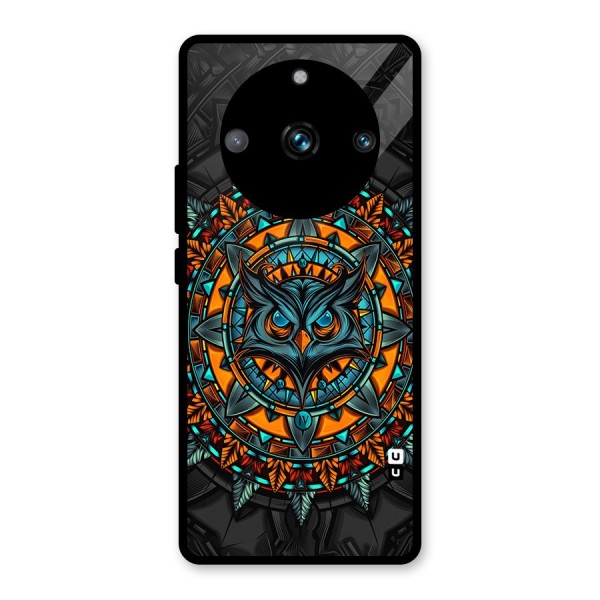 Mighty Owl Artwork Glass Back Case for Realme 11 Pro Plus
