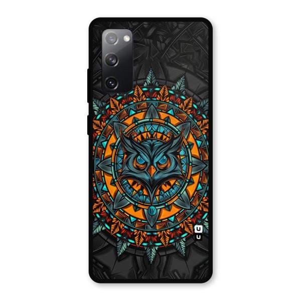 Mighty Owl Artwork Metal Back Case for Galaxy S20 FE