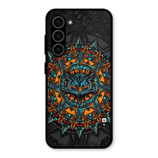 Mighty Owl Artwork Metal Back Case for Galaxy S23