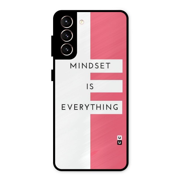 Mindset is Everything Metal Back Case for Galaxy S21 5G
