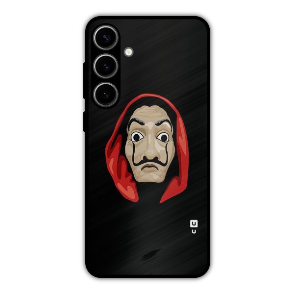 Money Heist Mask Metal Back Case for Galaxy S24 Plus