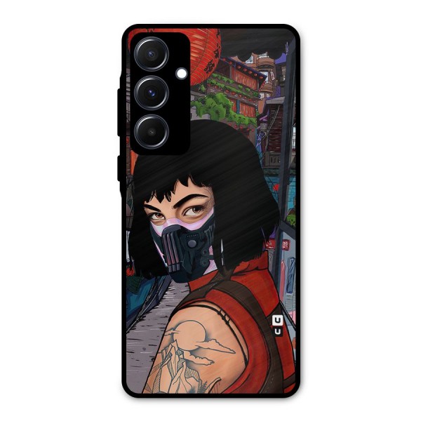 Money Heist Tokyo Mask Metal Back Case for Galaxy A55