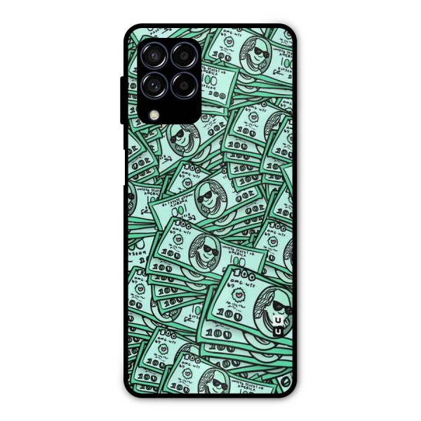 Money Swag Metal Back Case for Galaxy M53 5G