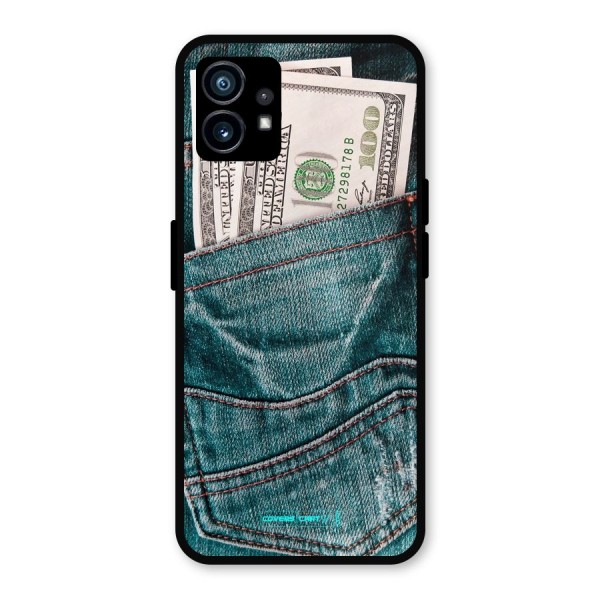 Money in Jeans Metal Back Case for Nothing Phone 1