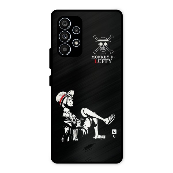 Monkey Luffy Metal Back Case for Galaxy A53 5G