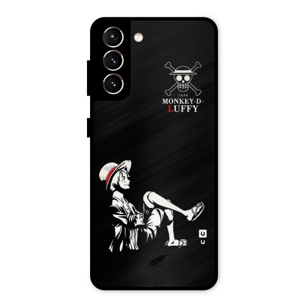 Monkey Luffy Metal Back Case for Galaxy S21 5G