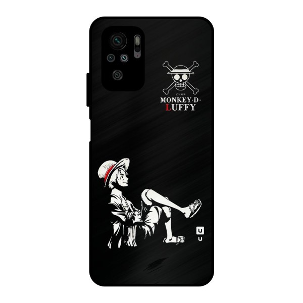 Monkey Luffy Metal Back Case for Redmi Note 11 SE