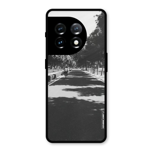 Monochrome Path Metal Back Case for OnePlus 11