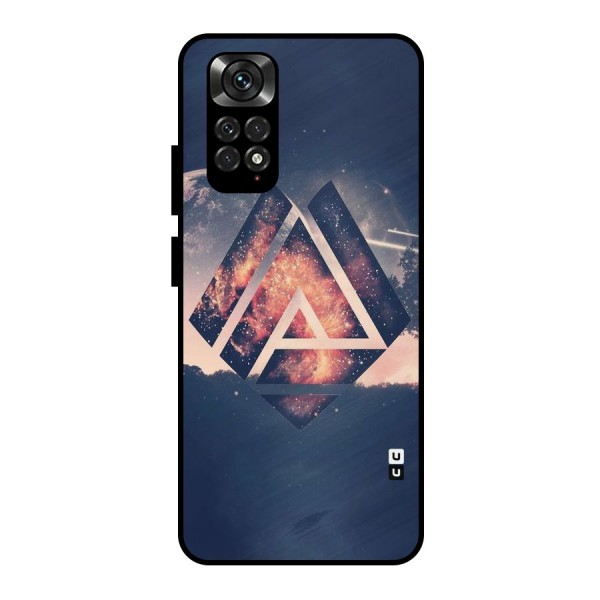 Moon Abstract Metal Back Case for Redmi Note 11 Pro
