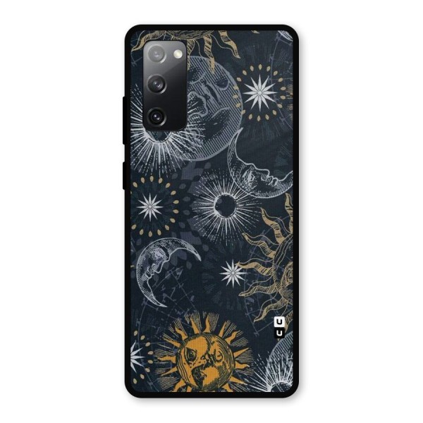 Moon And Sun Metal Back Case for Galaxy S20 FE