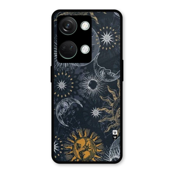 Moon And Sun Metal Back Case for OnePlus Nord 3