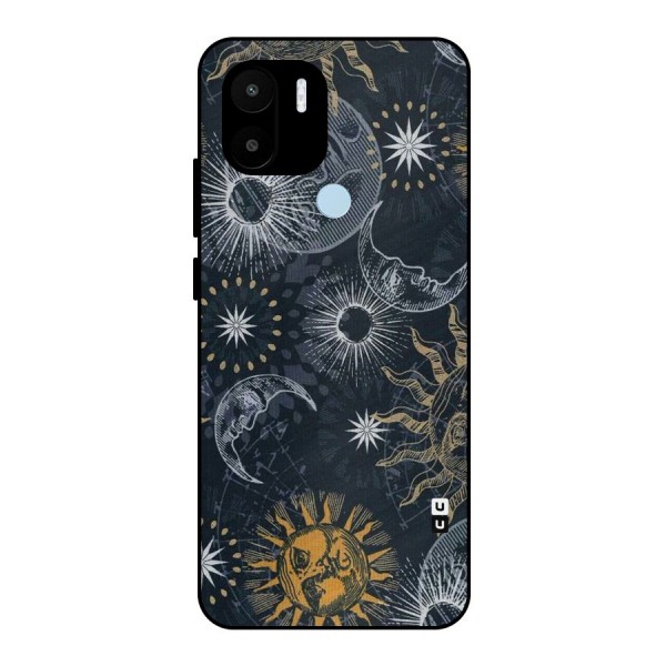 Moon And Sun Metal Back Case for Redmi A1+